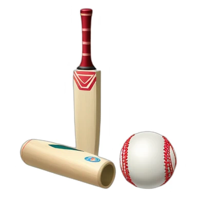 a modern cricket set sticker