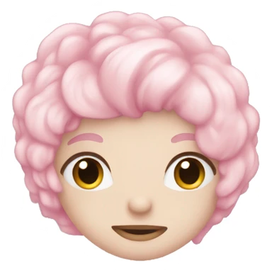 Light pink hart sticker