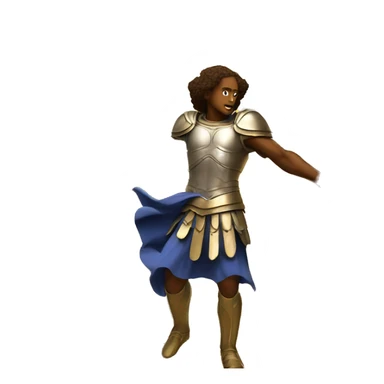 Archangel Michael fighting the demons sticker