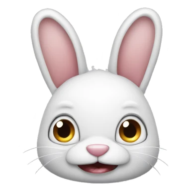 Ugly bunny sticker