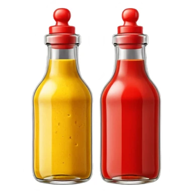 Mustard and kepucth together sticker