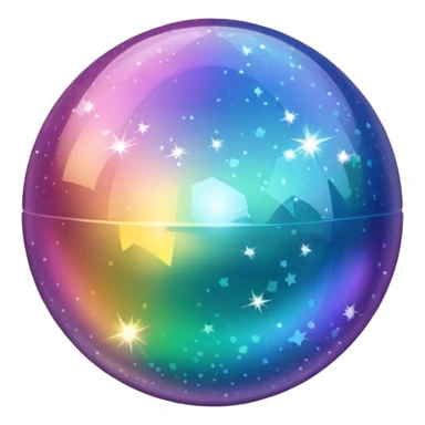 bolinha glitter sticker