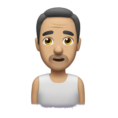 The man who hates waking up early  sticker