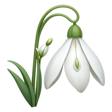 snowdrop emoji sticker