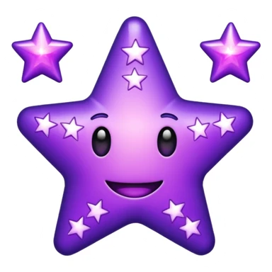 The word "BANGER" with purple stars sticker