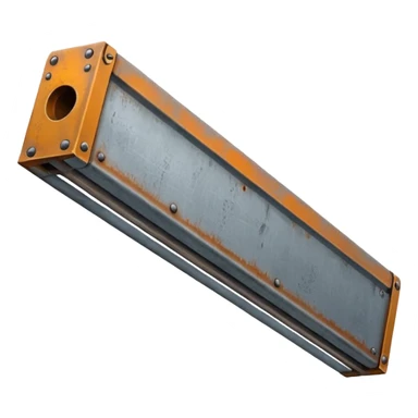industrial metal beam sticker