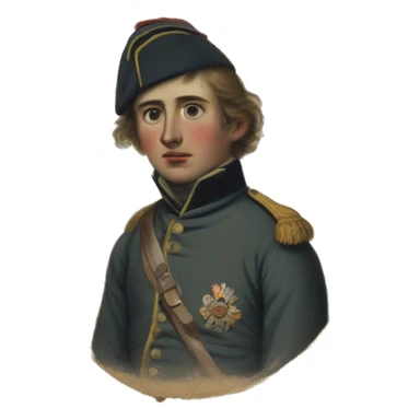 wounded British soldier 19th century sticker