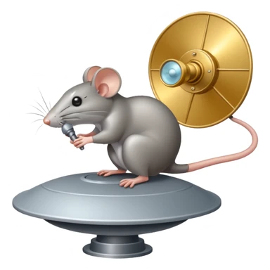 rat radar sticker