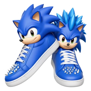 Sonic the hedgehog feet  sticker