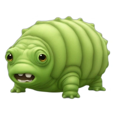 tardigrade shrek sticker