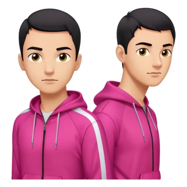 Hwang Jun-ho Age: Late 20s – Early 30s
Appearance: A fit, clean-shaven young man with short black hair and sharp eyes, a dark pink tracksuit sticker