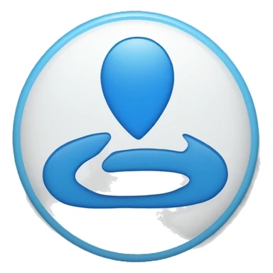 blue circle with white verified tick sticker