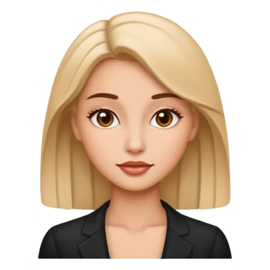 realistic portrait of female beauty sticker