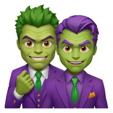 hulk  coringa sticker