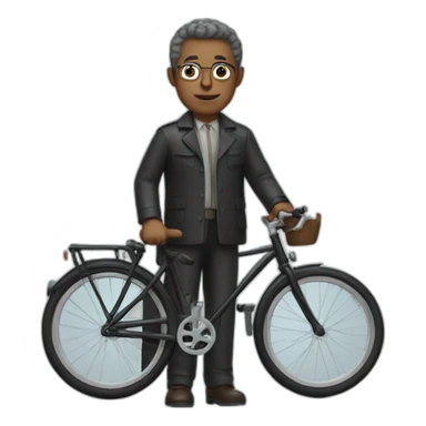 Alfred with a bike sticker