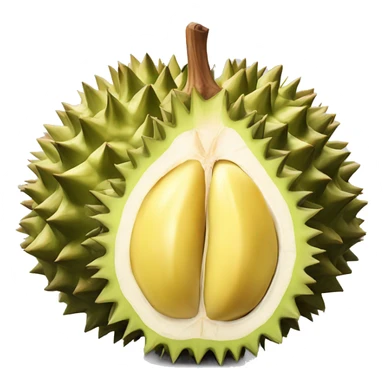 Durian fruit sticker