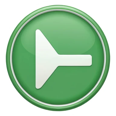 Make a plain green circle with a tic good sign sticker