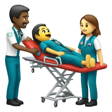 Paramedic on plane sticker