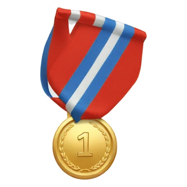 1st place medal sticker