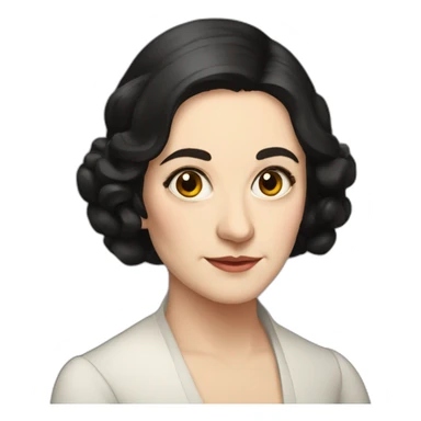 Lily gladstone portrait sticker