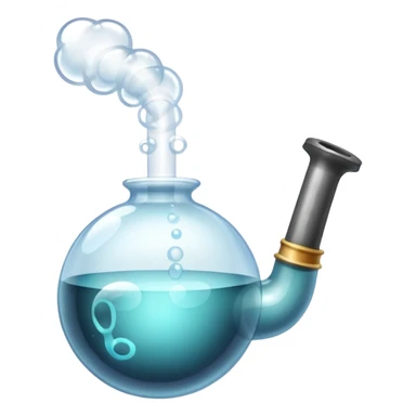 Smoking bubble pipe  sticker