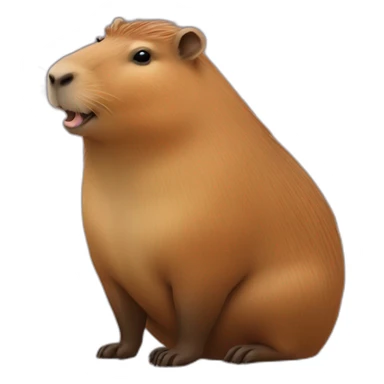 two capybara on a capybara sticker