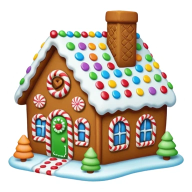 Gingerbread house sticker
