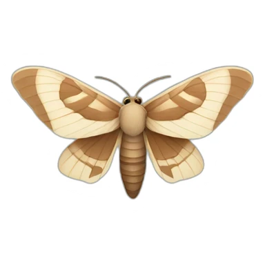 Moth sticker