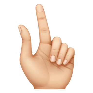 yvl hand sign with the thumb, the index finger and middle finger was ride up sticker