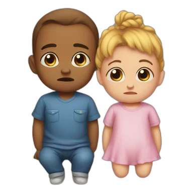 Baby bad andBaby sad sticker