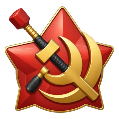 hammer and sickle sticker