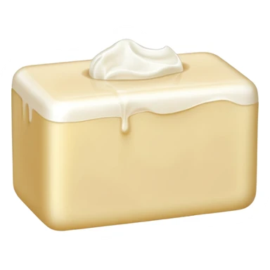 Bar of soap with bite marks. sticker