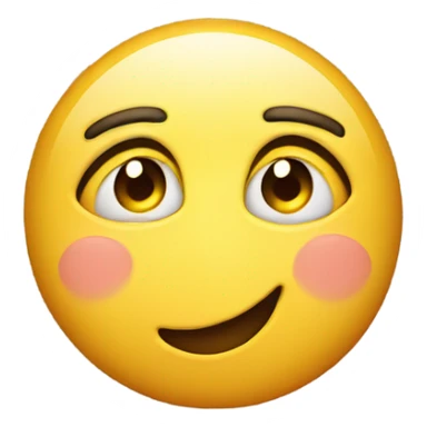 Side eye smiley face emoji sticker