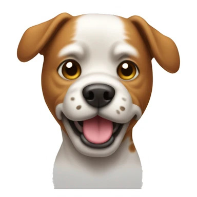 A dog pooping sticker