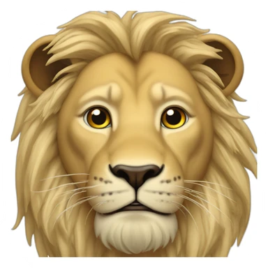 erling braut haaland as a lion sticker