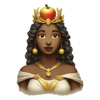 Goddess Eris with Golden Apple  sticker