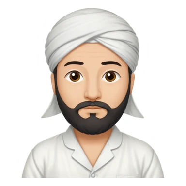 White color ki dhani white colour ki company pajama wale Maulana Hafiz ji sticker