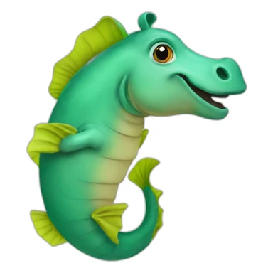 hippocampe sticker
