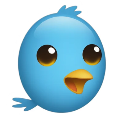 twitter logo sticker