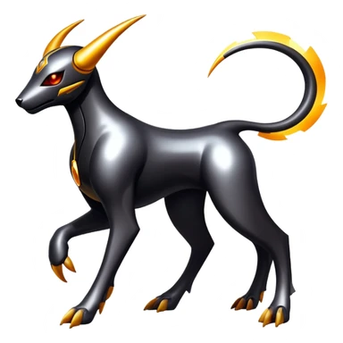 Futuristic Houndoom-Genesect-Pokémon-Fakémon-hybrid-creature sticker