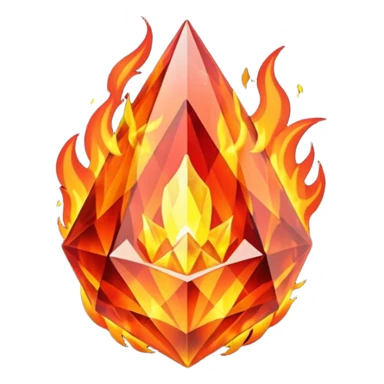 FIRE CRYSTAL sticker