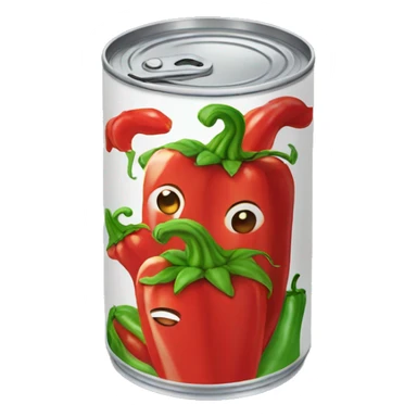 can of chiles sticker