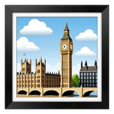 big ben london sticker