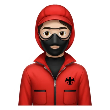 I want a emoji of a character Berlin from money heist. With his costume  sticker
