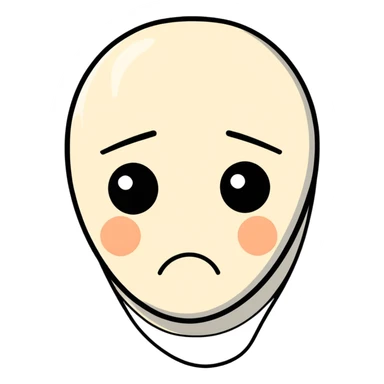 sad face sticker