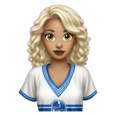 rihanna wearing saudi alhilal shirt sticker