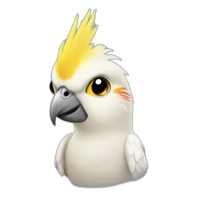Cockatiel stylish male sticker