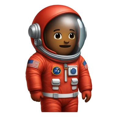"Among us" red astronaut sticker