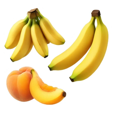 bananas and apricots sticker