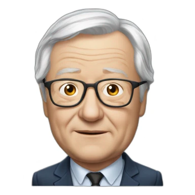 Jean-Marie Lepen realistic sticker